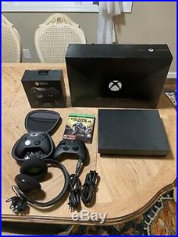 Microsoft Xbox One X Project Scorpio Edition + Elite Controller And Game