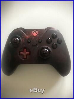 Microsoft Xboxone Gears Of War 4 Elite Controller -Red LED Light/ Custom Shell
