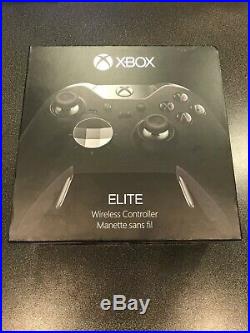 NEW Microsoft Xbox One Elite Wireless Controller Black Factory Sealed