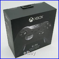 New Microsoft Xbox One Elite Black Controller Pro Factory Sealed NTSC