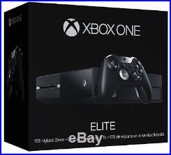 New Microsoft Xbox One Elite Console Controller Bundle 1TB Hybrid SSD HD Black