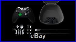 Official Microsoft Xbox One Elite Wireless Controller Black Model 1698 NICE