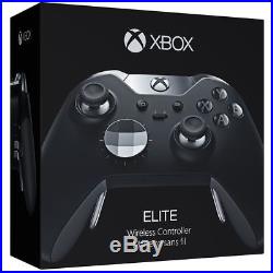 Open Box Microsoft Xbox One Elite Official Wireless Controller Black