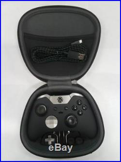 Open Box Microsoft Xbox One Elite Official Wireless Controller Black LN