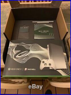 PLATINUM XBOX One X BUNDLE TACO BELL EDITION With ELITE CONTROLLER New in Box