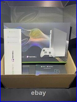 Platinum Taco Bell XBOX One X with Elite Controller