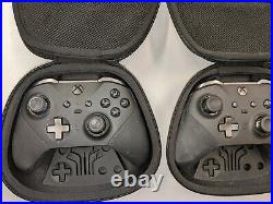 Qty 5 Microsoft Xbox One Elite Black Series 2 Controller LS Broken, Parts, Repair