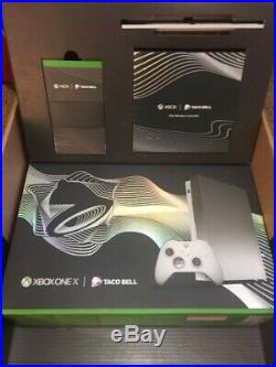 Taco Bell Xbox One X Platinum Prize Console With Elite Controller NIB