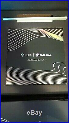 Taco Bell Xbox One X Platinum Prize Console With Elite Controller NIB