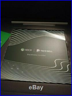 Taco Bell Xbox One X Platinum with Elite controller