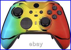 USED- Custom Elite Series 2 Controller for Xbox One, Series X/S, PC Rainbow
