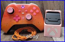 WOW XBOX Elite Series 2 WIRELESS CONTROLLER CUSTOM OMBRE SUNSET LED