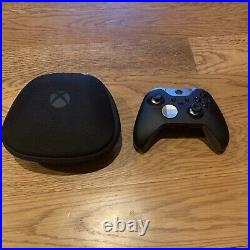 Working Microsoft Xbox One Black Elite Wireless Controller Series 1 MODEL 1698