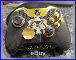 XBOX ONE ELITE WIRELESS CONTROLLER CUSTOM GEARS OF WAR WITH SCUF WithYELLOWLED