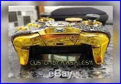 XBOX ONE ELITE WIRELESS CONTROLLER CUSTOM GEARS OF WAR WITH SCUF WithYELLOWLED