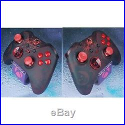 XBOX ONE ELITE WIRELESS CONTROLLER CUSTOM GEARS OF WAR With RED SCUF RED LED