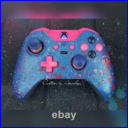 XBOX ONE ELITE WIRELESS CONTROLLER CUSTOM SPRINKLES /BLUE SCUF WithBLUE LED