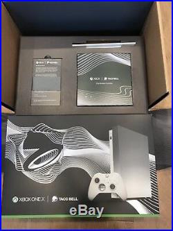 XBOX ONE X PLATINUM Limited Edition Taco Bell with Elite Controller