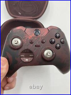 Xbox Elite Gears of War 4 Limited Edition Controller READ DESCRIPTION! DAMAGED