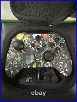 Xbox Elite Series 2 7 Watts Custom Modded Controller Scary Party Faceplate