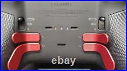 Xbox Elite Series 2 Custom Clear Red Wireless Controller Model1797 (Like New)