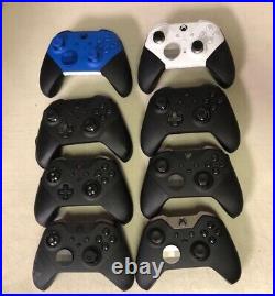 Xbox Elite Wireless Gaming Controller Series 2-Lot of 8-For Parts Only #XE3