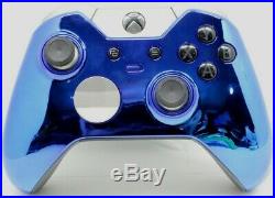 Xbox One Elite 7 Watts Rapid Fire Mod Controller withChrome Blue Face Plate
