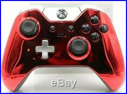 Xbox One Elite 7 Watts Rapid Fire Mod Controller withChrome Red Face Plate