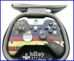 Xbox One Elite 7 Watts Rapid Fire Mod Controller withSoft Touch American Flag Face