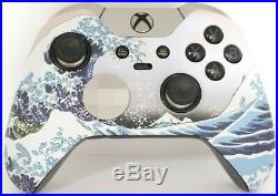Xbox One Elite 7 Watts Rapid Fire Mod Controller withSoft Touch Great Wave Face