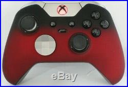 Xbox One Elite 7 Watts Rapid Fire Mod Controller withSoft Touch Red Shadow Face