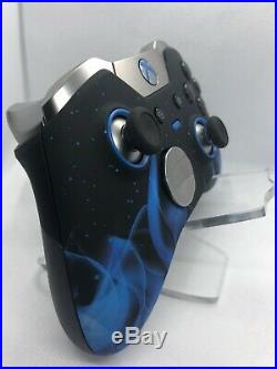 Xbox One Elite Controller Blue Flame CUSTOM LIMITED EDITION