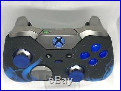 Xbox One Elite Controller Blue Flame CUSTOM LIMITED EDITION Blue LED