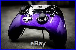 Xbox One Elite Controller Custom Painted Grape Fade