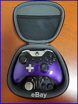 Xbox One Elite Controller Custom Painted -Purple Fade