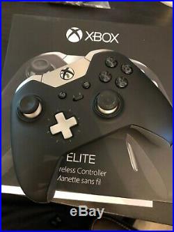 Xbox One Elite Controller Series 1 Black With Box and All Accessories