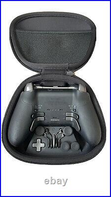 Xbox One Elite Series 2 Black Wireless Controller with Carrying Case