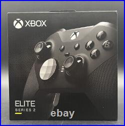 Xbox One Elite Series 2 Wireless Controller Black FST-00001 Factory Sealed