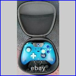 Xbox One Elite Wireless Controller Custom Blueberry Blue Led
