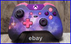 Xbox One Elite Wireless Controller Custom Purple Galaxy Pink/pur Led