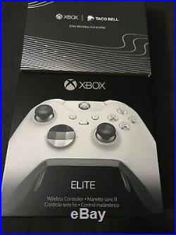 Xbox One Elite Wireless Controller TACO BELL White Special Edition RARE