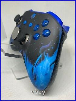 Xbox One S Controller Modded Scuff Elite Type Remap Controller Blue Flame