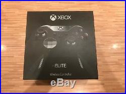 Xbox One S Elite Wireless Controller in Black with accessories case and box A++