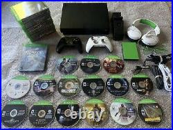 Xbox One X 1TB Console Huge Bundle Elite Controller with 15 Games 4TB External