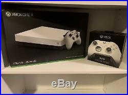 Xbox One X 1TB Robot White Console Bundle With Xbox White Elite Controller