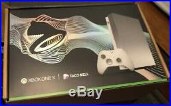 Xbox One X Platinum Taco Bell 1TB Console with Elite Controller