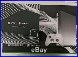 Xbox One X Platinum Taco Bell Limited Edition withElite Controller RARE & NEW