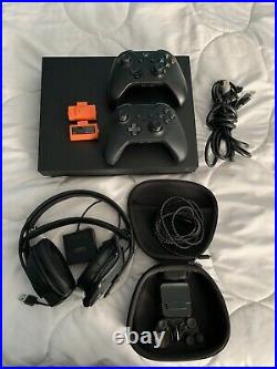Xbox One X with Controller, Elite Controller Series 2, RIG Headset(CHECK DESC.)