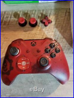 Xbox One s Controller with elite oem parts- Gears of War 4 new custom with gears
