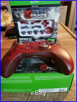Xbox One s Controller with elite oem parts- Gears of War 4 new custom with gears